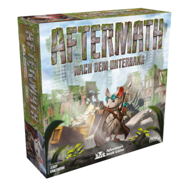 Aftermath: Ein Spiel mit Abenteuerbuch -Auf leisen Pfoten in den Untergang