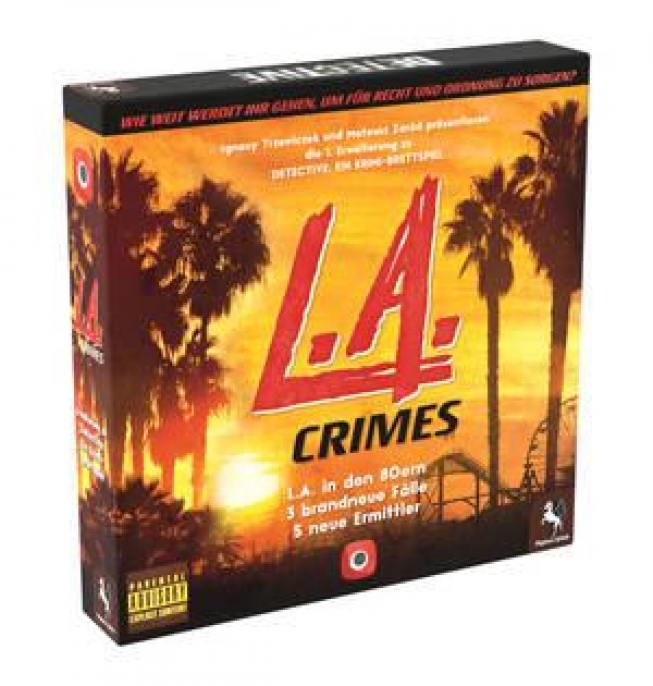 Detectives: L.A. Crimes -Ein Krimi-Brettspiel in den 80ern