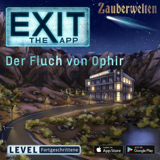 EXIT – Der Fluch von Ophir -Die erste Escape Room-App zur preisgekrönten Brettspielreihe EXIT