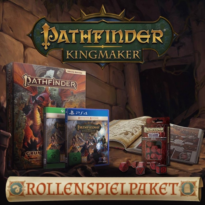 Pathfinder Kingmaker - Gewinnt ein cooles Pathfinder Rollenspielpaket