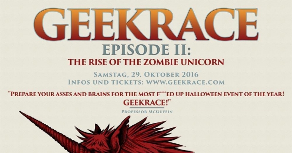 GeekRace - Professor gegen Zombie-Einhorn